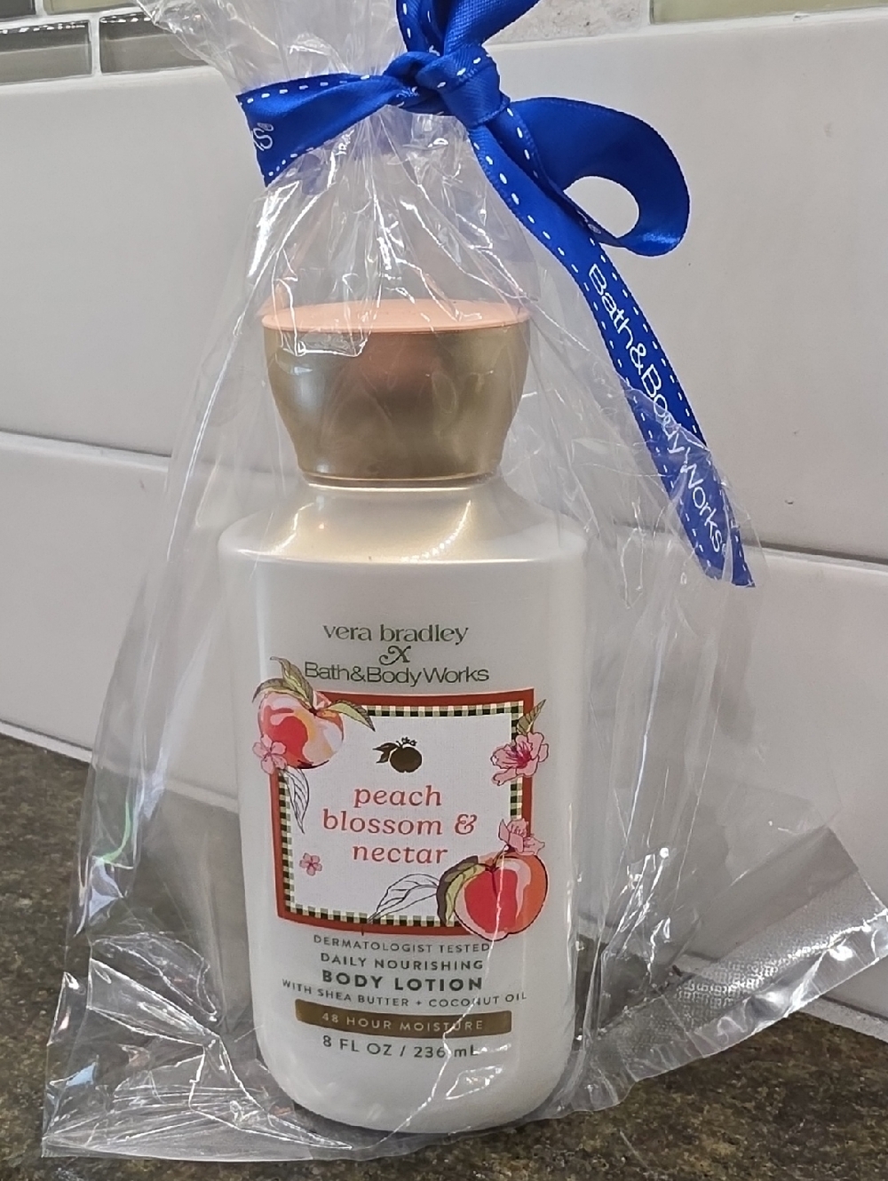 NWT Vera Bradley & Bath & Body Works Peach Blossom & Nectar Body Lotion